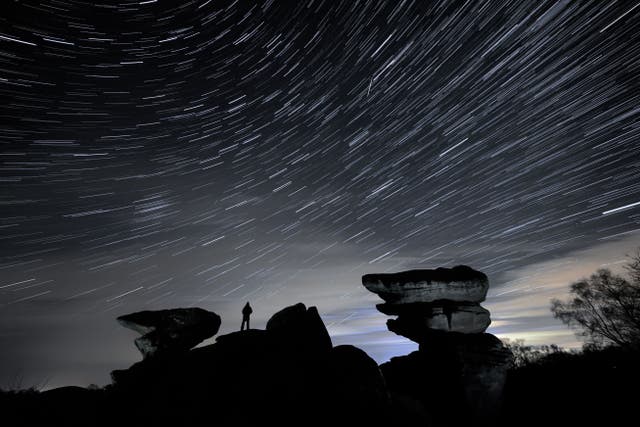 The Eta Aquariid meteor shower is set to light up the night sky (Danny Lawson/PA)