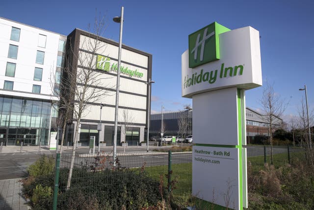 IHG owns Holiday Inn and several other brands. (Steve Parsons/PA)