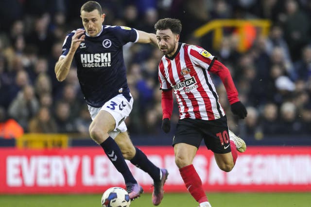 Sunderland and Millwall are among the teams scrapping for a play-off place (Ben Whitley/PA)
