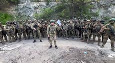 Russia’s Wagner chief ‘pulling his forces out of Bakhmut’ over weapons row with Putin’s government