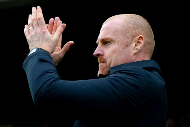 Sean Dyche liked what he saw from Everton against Leicester and wants more of the same (Nick Potts/PA)