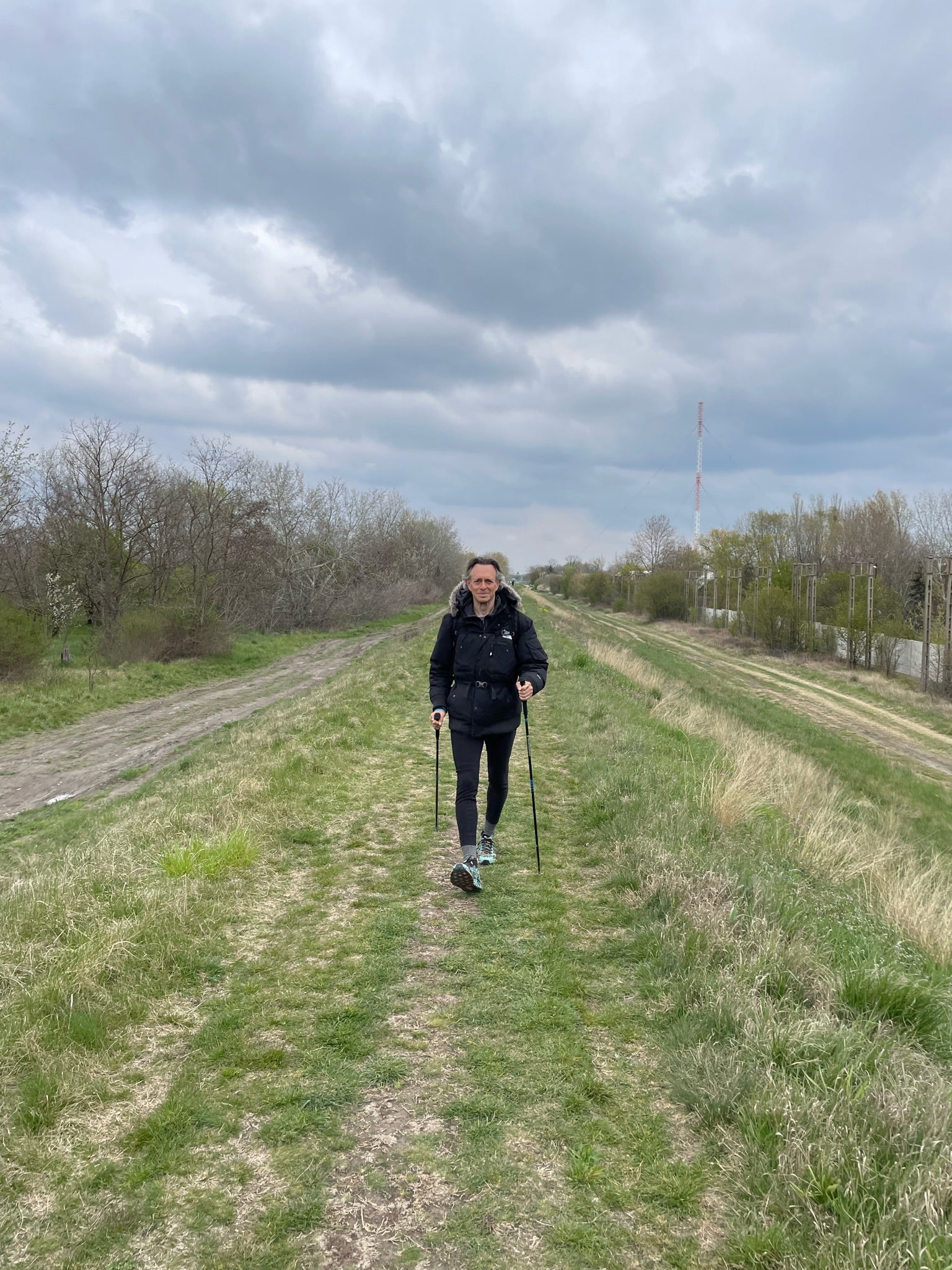 The activist has already walked approximately 2,000 miles on his ‘listening journey’ across the continent
