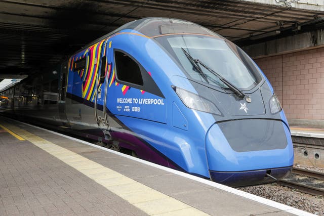 A train operator will run no services from Liverpool after 7pm on the night it hosts the Eurovision final due to a strike (TransPennine Express/PA)