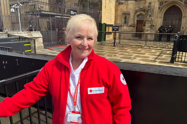Irene Guild will take part in the coronation as a Red Cross volunteer (British Red Cross/PA)