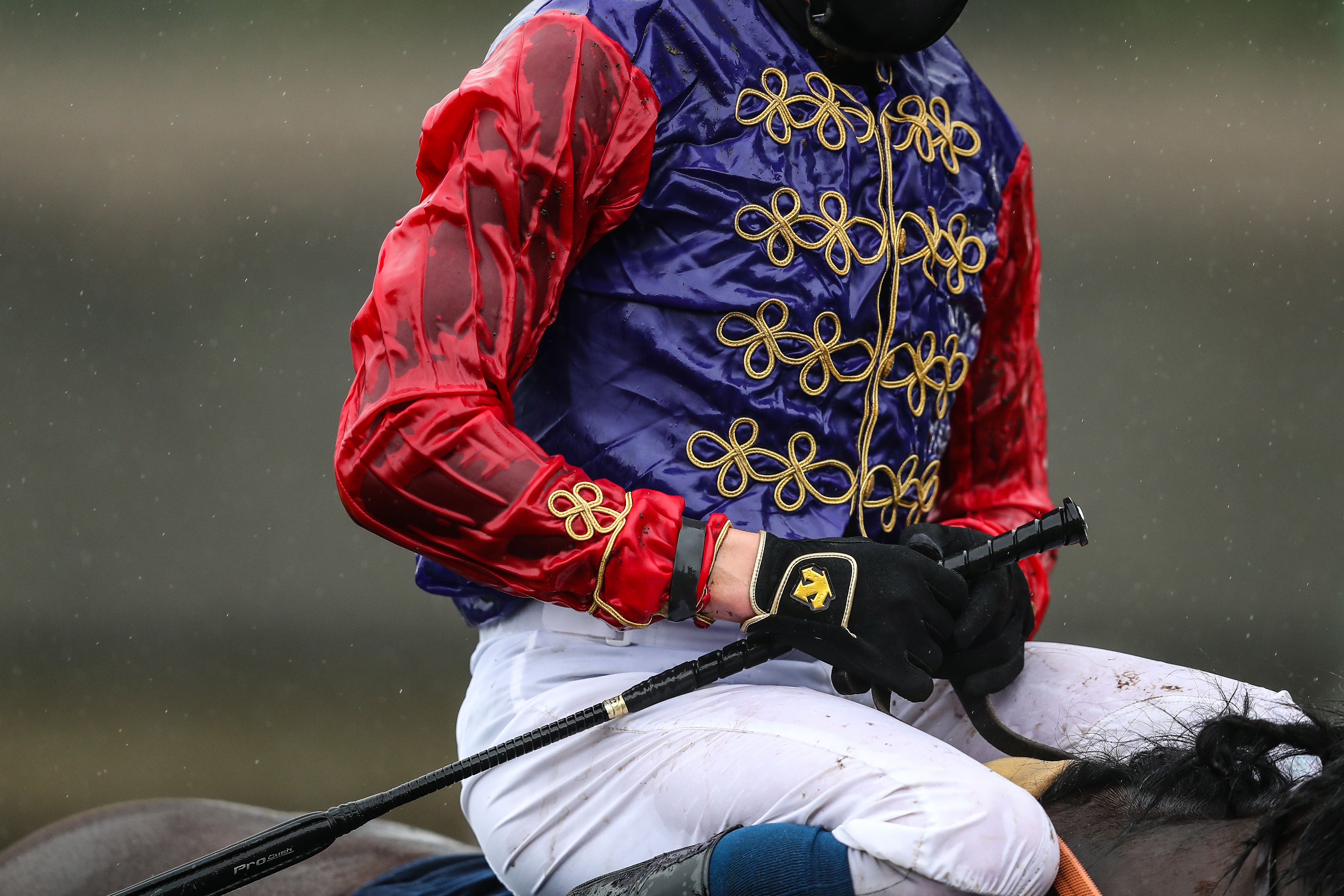 The royal racing colours will be represented on the day of the coronation (David Davies/PA)
