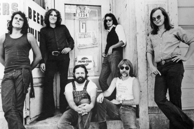 <p>Donald Fagen and Walter Becker with the jazz-rock outfit in 1973</p>