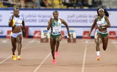 Sha’Carri Richardson storms to 100m win in Diamond League ahead of Britain’s Dina Asher-Smith