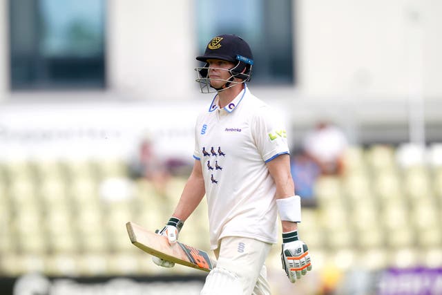 Steve Smith made 30 in his first LV= Insurance County Championship knock (Mike Egerton/PA)