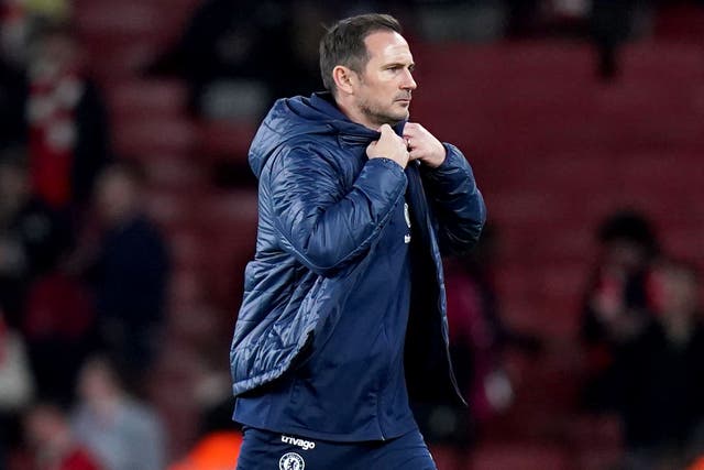 Frank Lampard said Chelsea’s newer players need more time to settle (Adam Davy/PA)