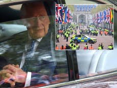 Coronation – live: King Charles III arrives at Buckingham Palace ahead of ceremony