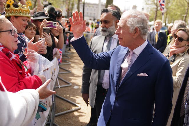 An industry body representing news publishers has said an “eleventh hour” agreement has been reached with major broadcasters meaning video footage of the coronation can be shared with their online audiences following what they described as a “BBC blackout”. (James Manning/PA)