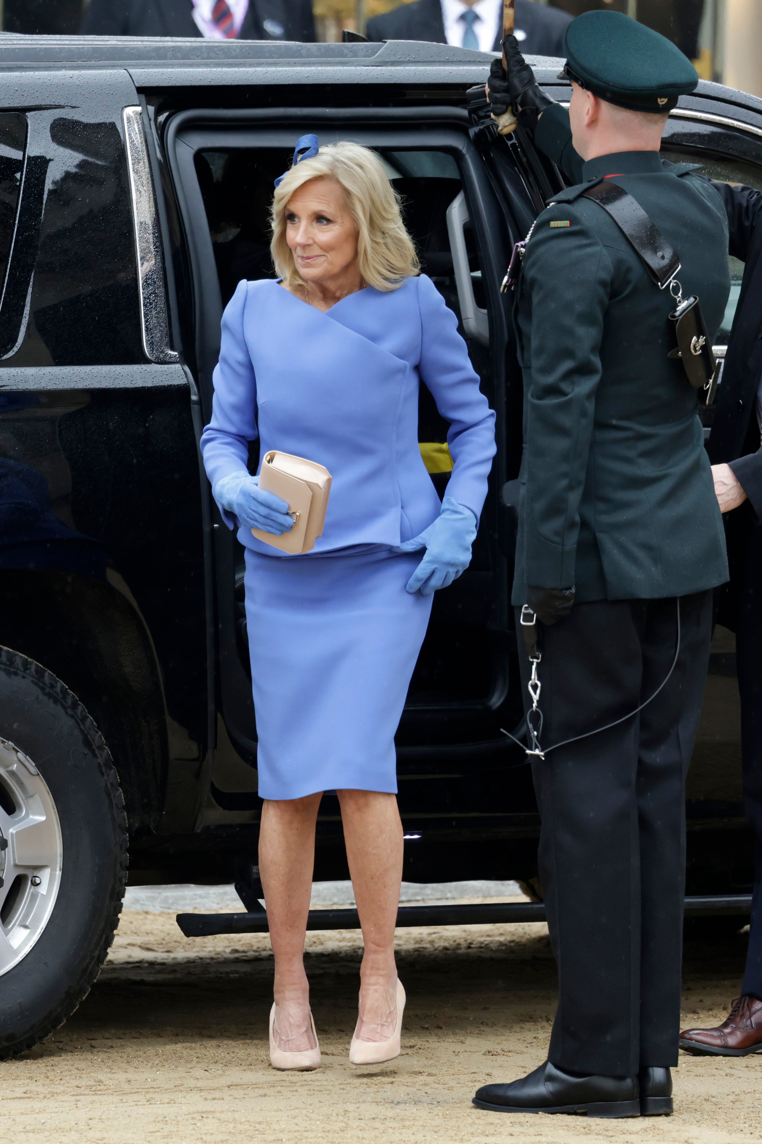 Jill Biden is attending the coronation on behalf of her husband