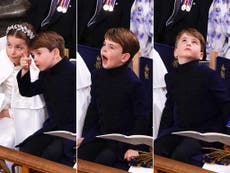 Waving, yawning and fidgeting: Prince Louis steals the show (again)