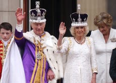 Watch: King and Queen joined by royal family on Buckingham Palace balcony