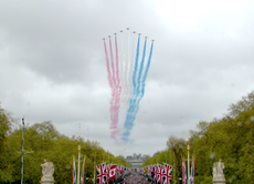 Coronation military flypast over Buckingham Palace scaled back due to bad weather