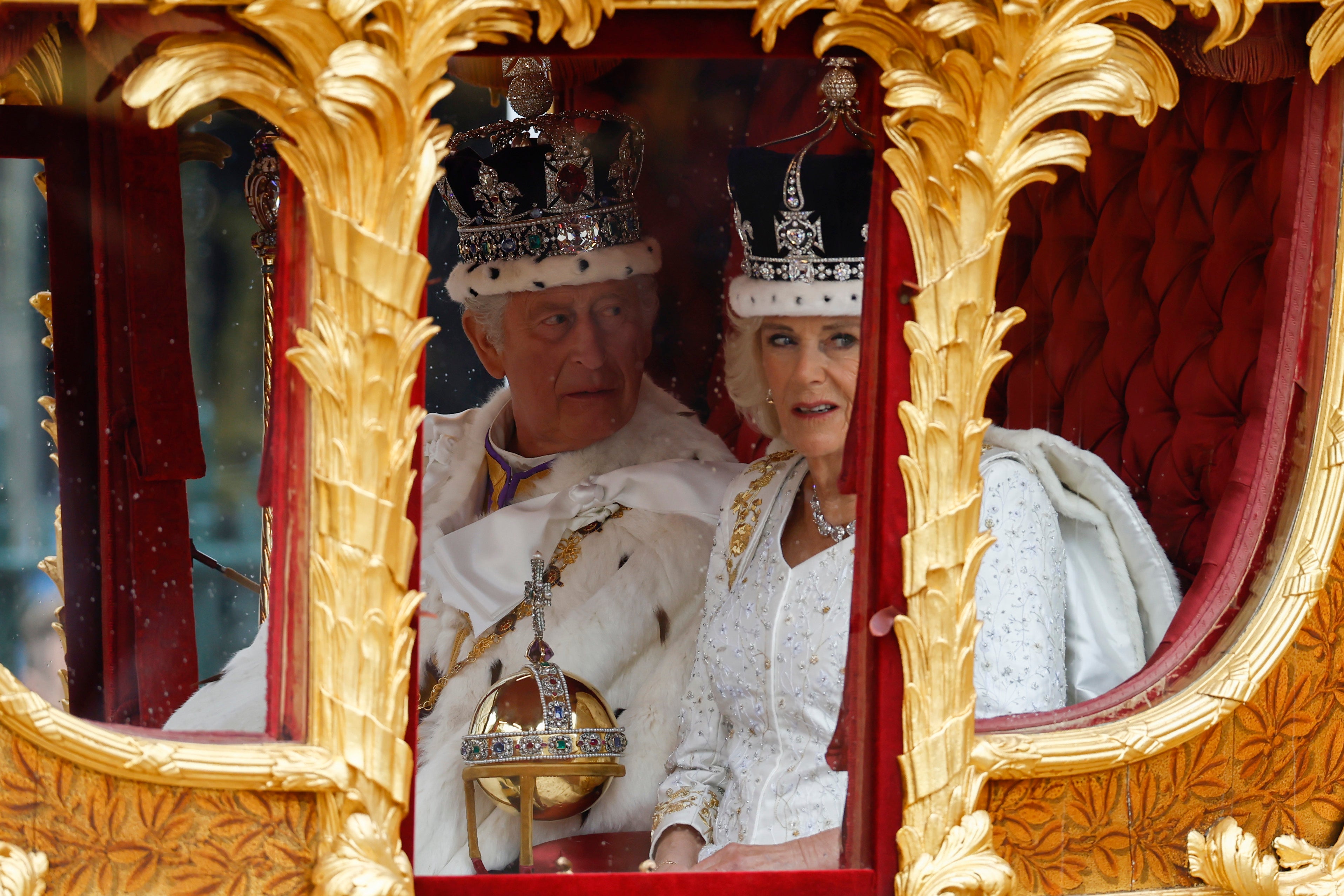 King Charles III was crowned on Saturday