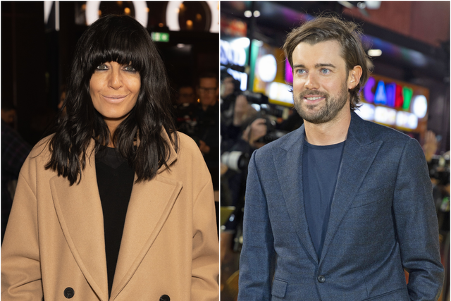 Claudia Winkleman and Jack Whitehall (Suzan Moore/PA)