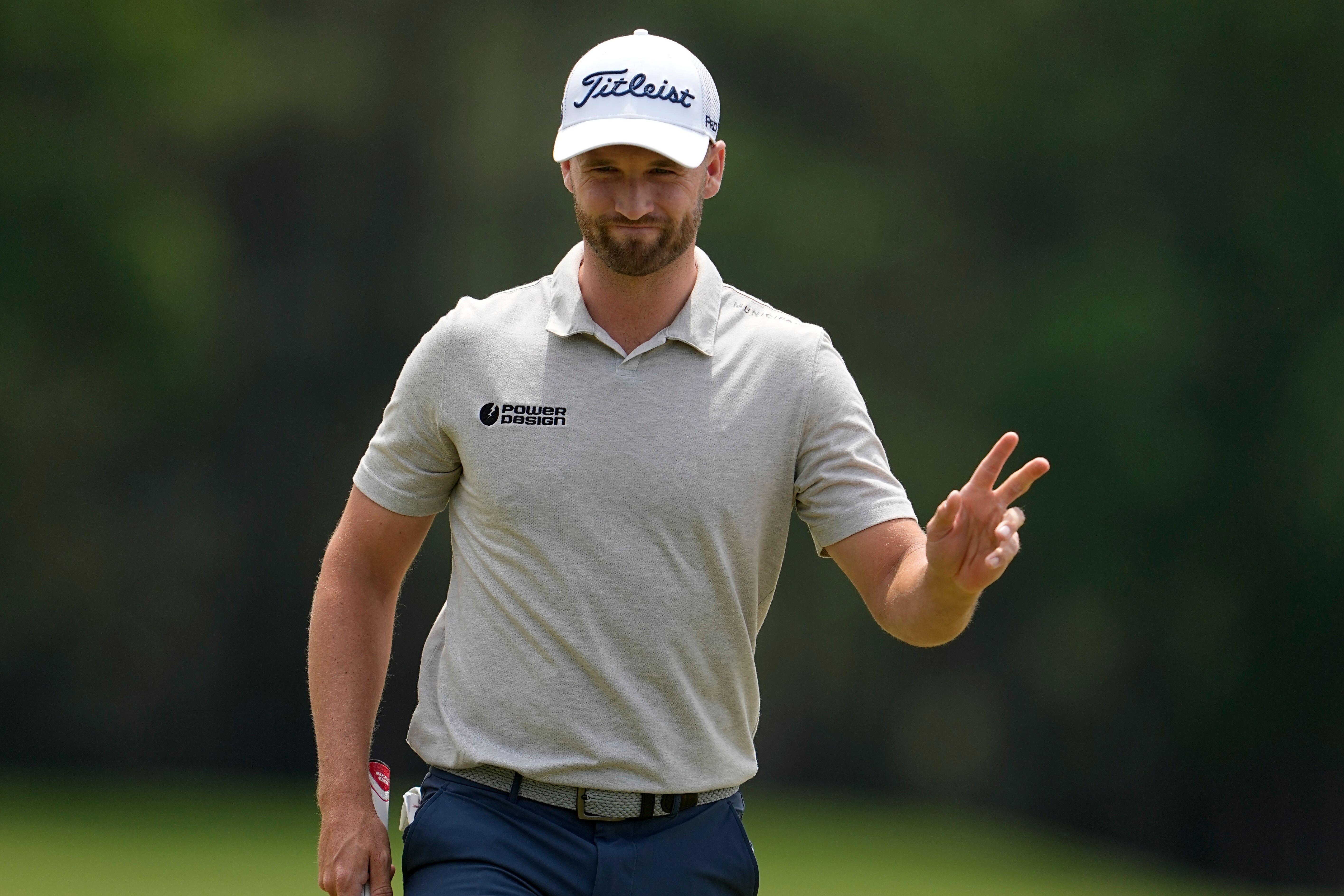 American Wyndham Clark shot a bogey-free day to go two strokes clear of the pack while English pair Tyrrell Hatton and Tommy Fleetwood are still in the mix after day three of the Wells Fargo Championship in Charlotte on Saturday (Chris Carlson/AP)