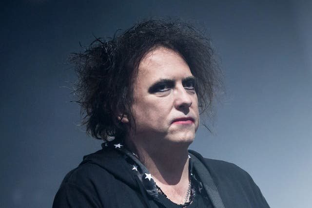 <p>Robert Smith of The Cure</p>