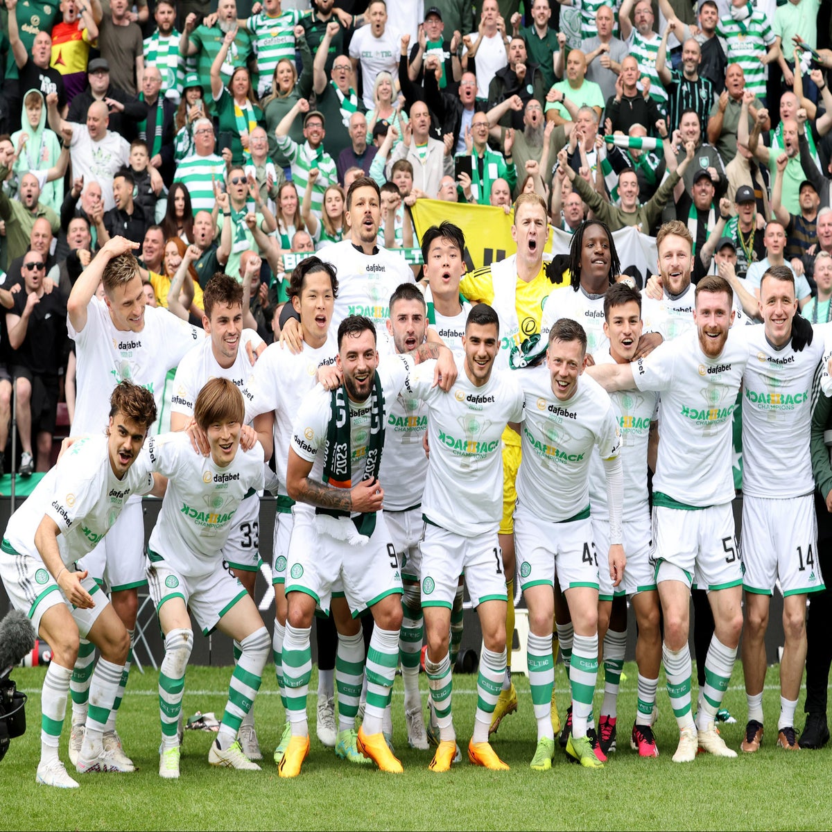 How many Scottish Premiership titles have Celtic won? Total