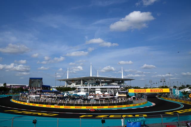 Talks have taken place about making the Miami Grand Prix a night race (Rebecca Blackwell/AP)