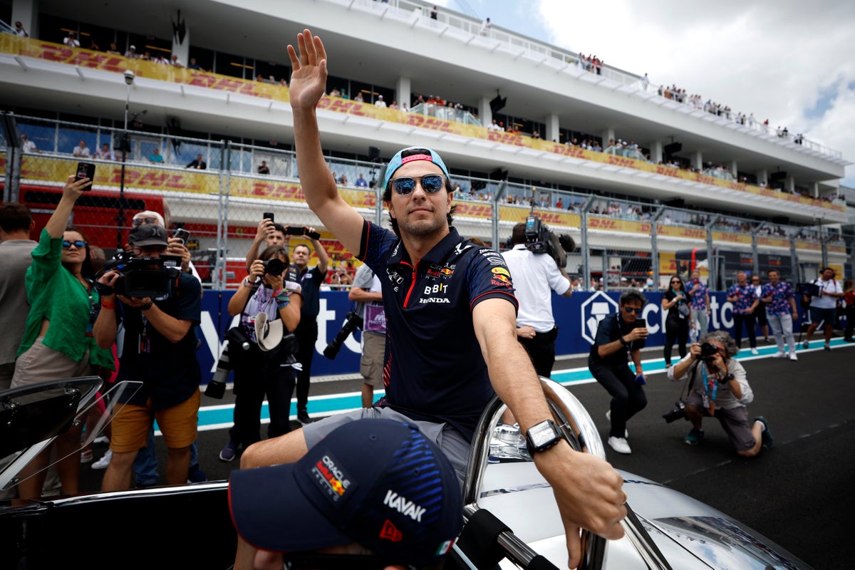 F1 Miami Grand Prix LIVE: Latest updates and standings as Sergio Perez starts on pole
