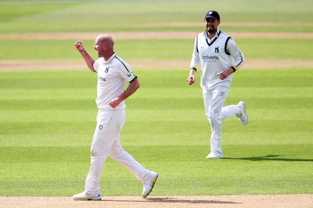 Chris Rushworth took 10 match wickets (Simon Marper/PA)