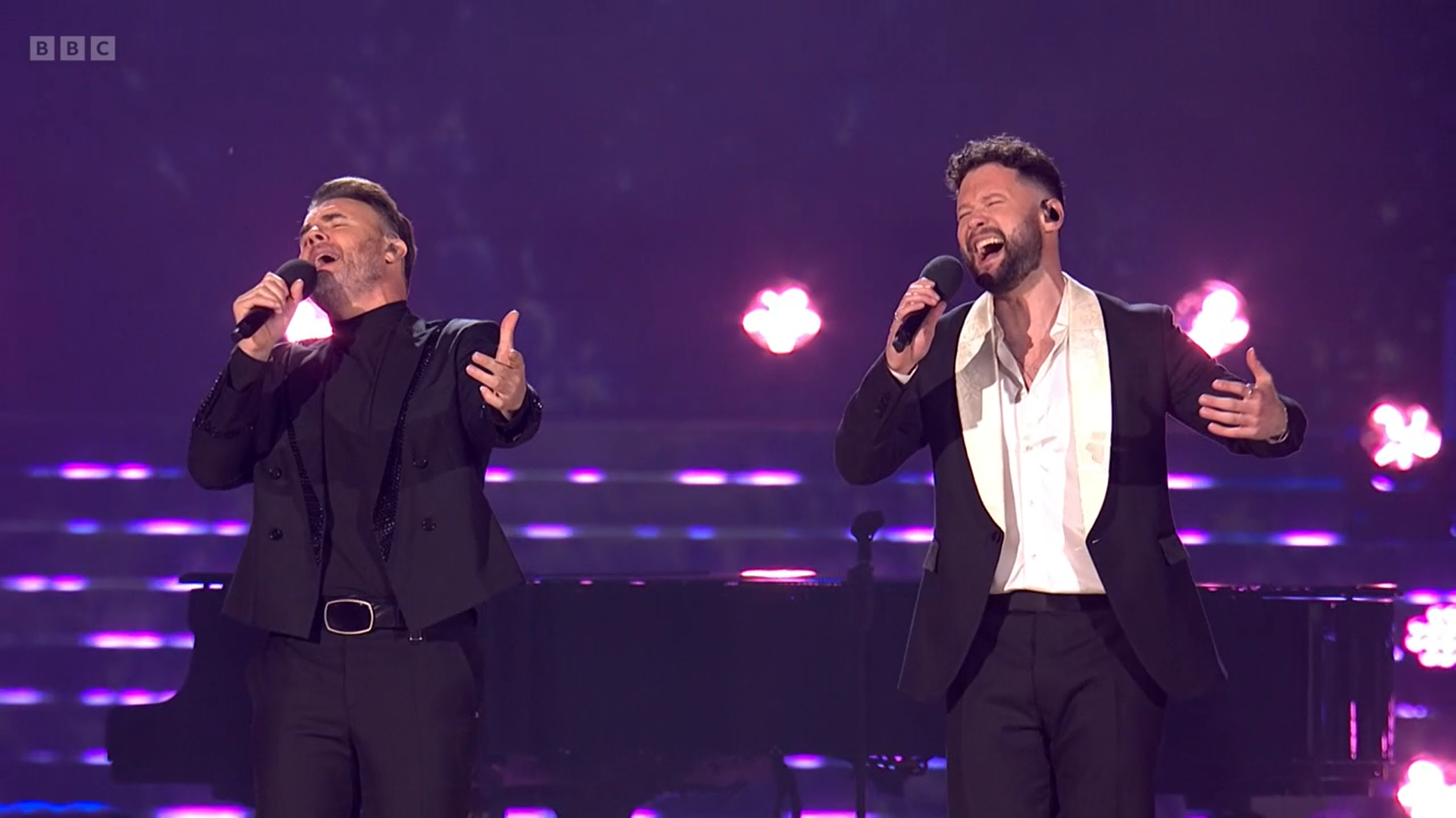 Take That at the coronation concert