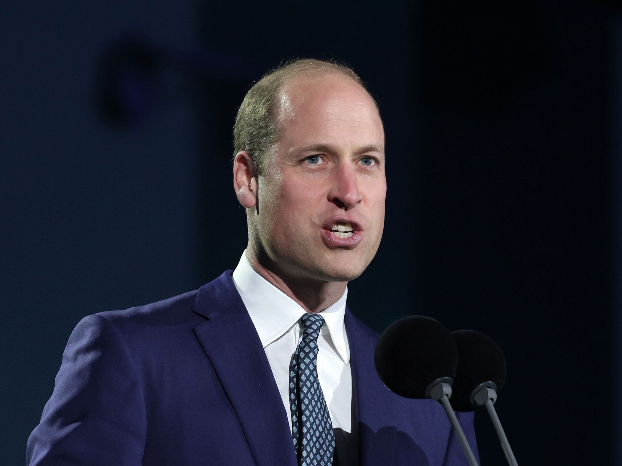 Prince William said child trauma victims deserved to have their voices heard