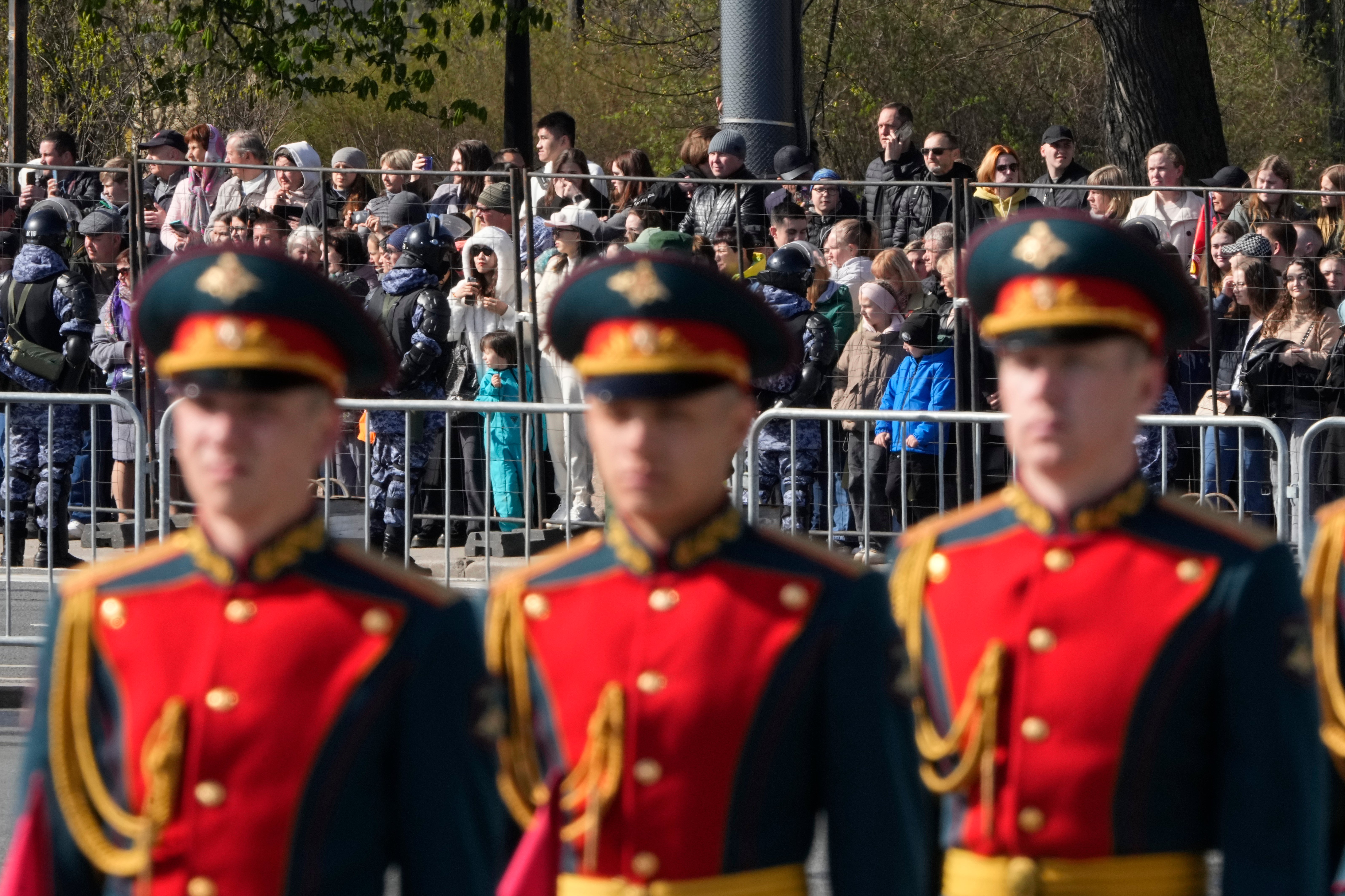Russia Victory Day Parade Rehearsal