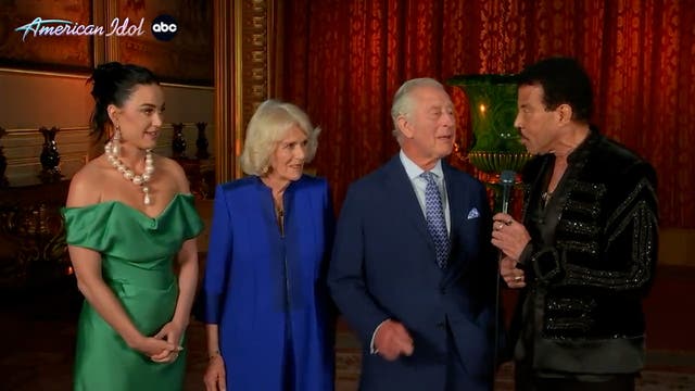 <p>King Charles III and Queen Camilla make surprise appearance on American Idol after coronation concert</p>