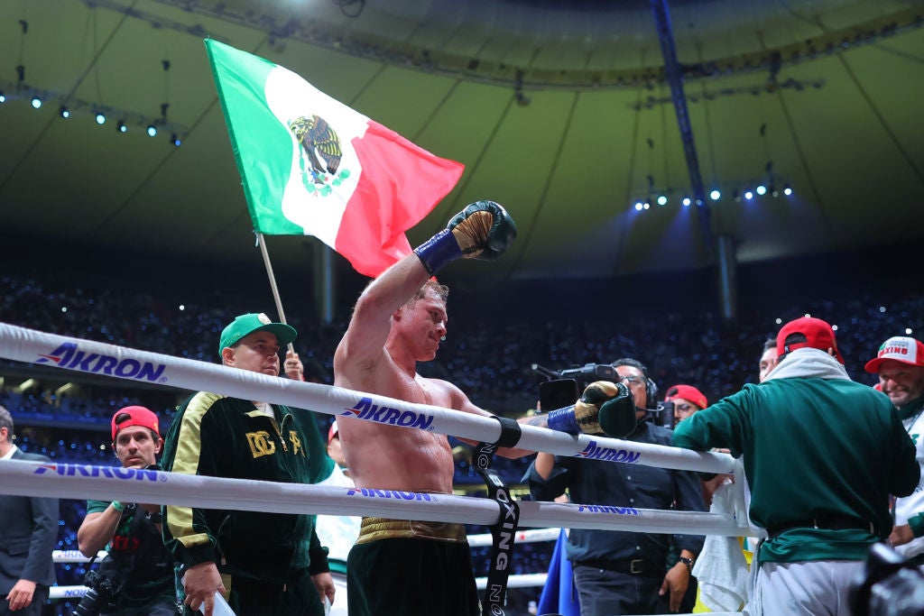 Canelo was victorious on his homecoming