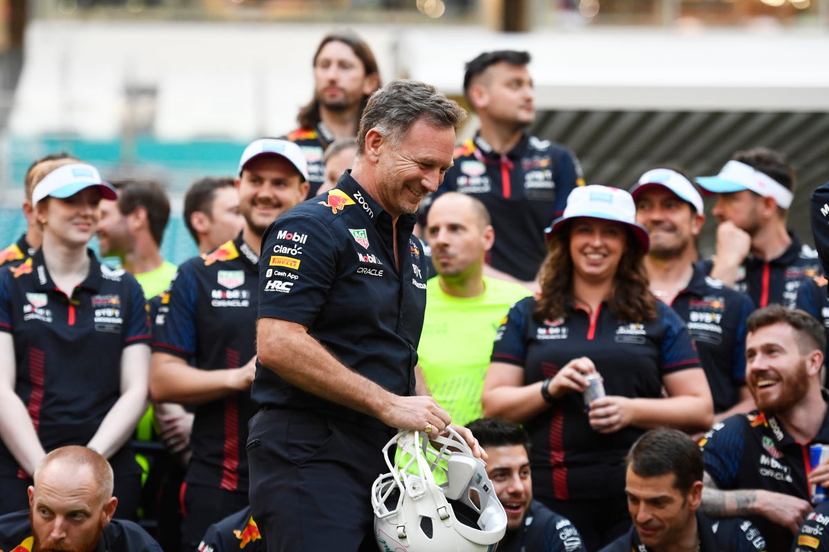 F1 LIVE: Christian Horner mocks Mercedes and Ferrari after Red Bull dominance in Miami