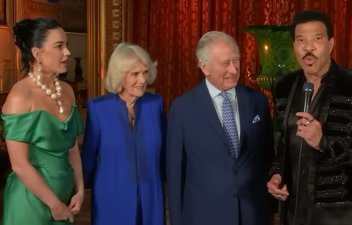 Fans think Katy Perry is ‘tongue-tied’ in surprise Charles and Camilla cameo