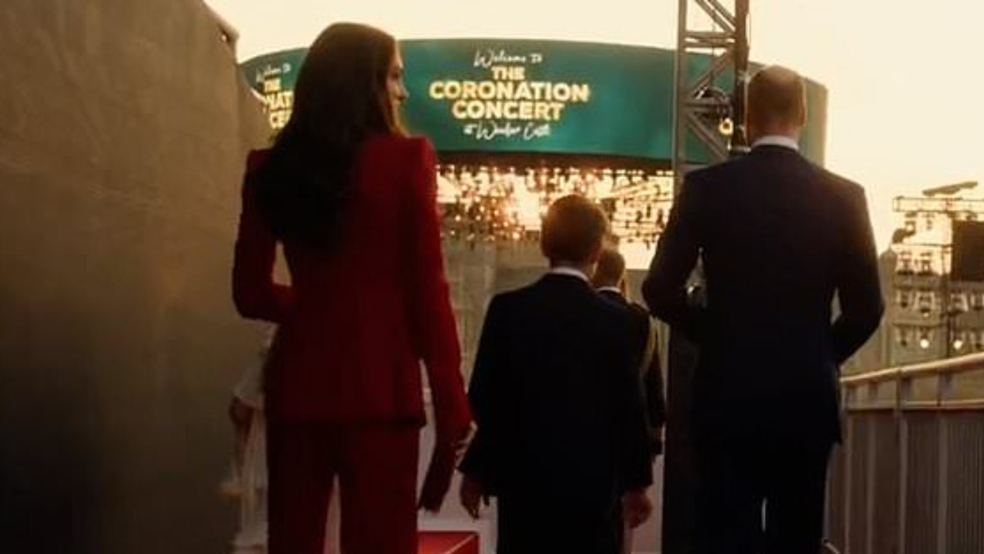 <p>Prince of Wales appears nervous in behind-the-scenes clip from coronation concert</p>