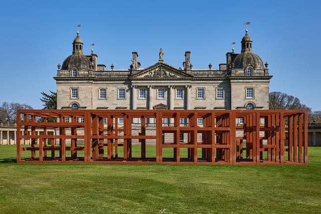 <p>Houghton Hall: the stately home in Norfolk houses Scully’s artwork </p>