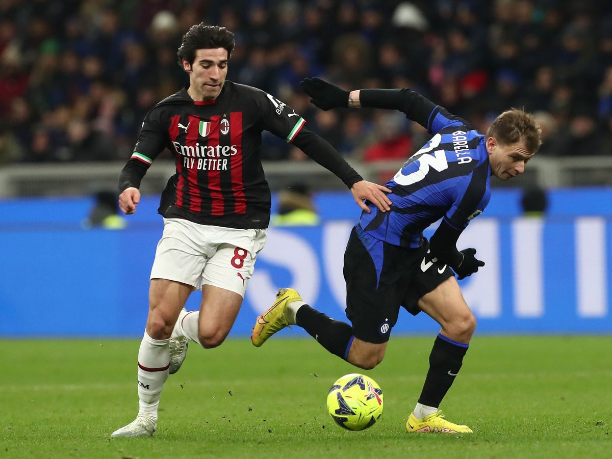 Is AC Milan vs Inter on TV? Kick-off time, channel and how to watch Champions League semi-final