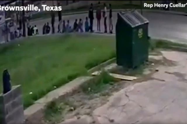 <p>Footage captures the fatal crash at a migrant shelter in Brownsville</p>