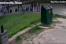 Shocking video captures moment before car rammed into migrants outside Brownsville shelter