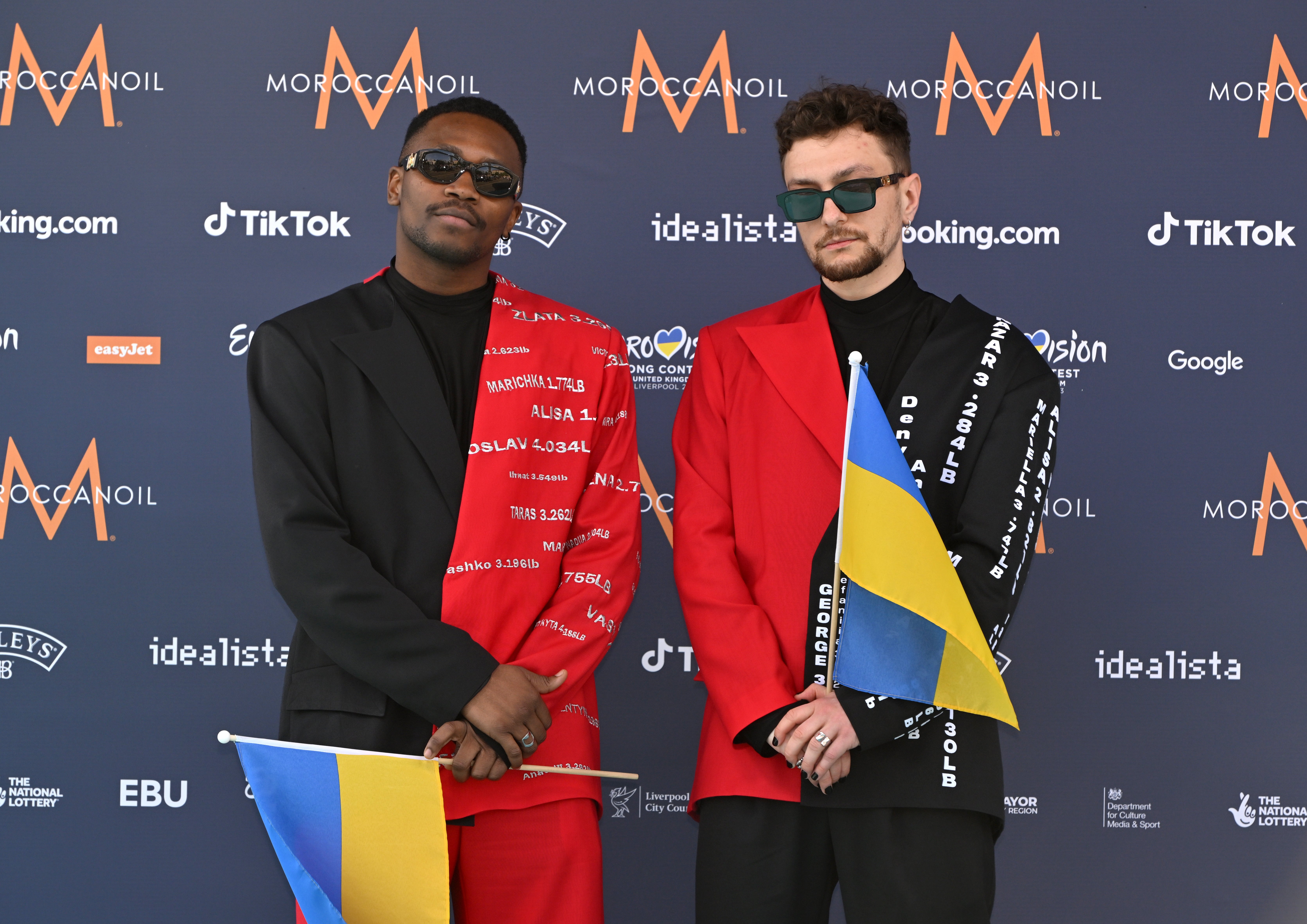 <p> Tvorchi outside St George’s Hall in Liverpool</p>