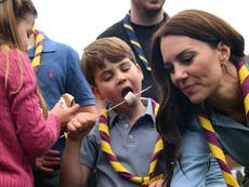 Painting, digging and s’mores: Fans can’t get enough of Prince Louis’ first royal engagement
