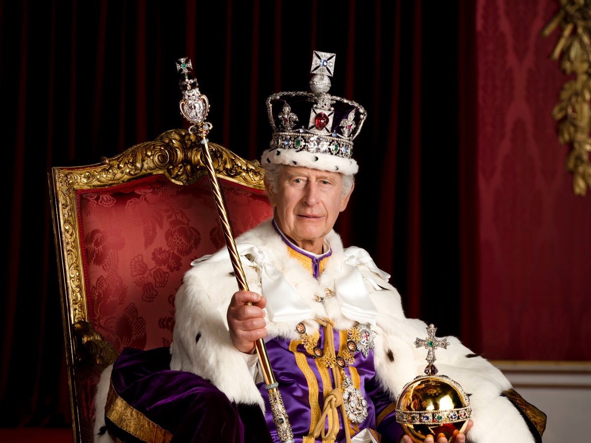 King Charles’s first official portrait after coronation unveiled