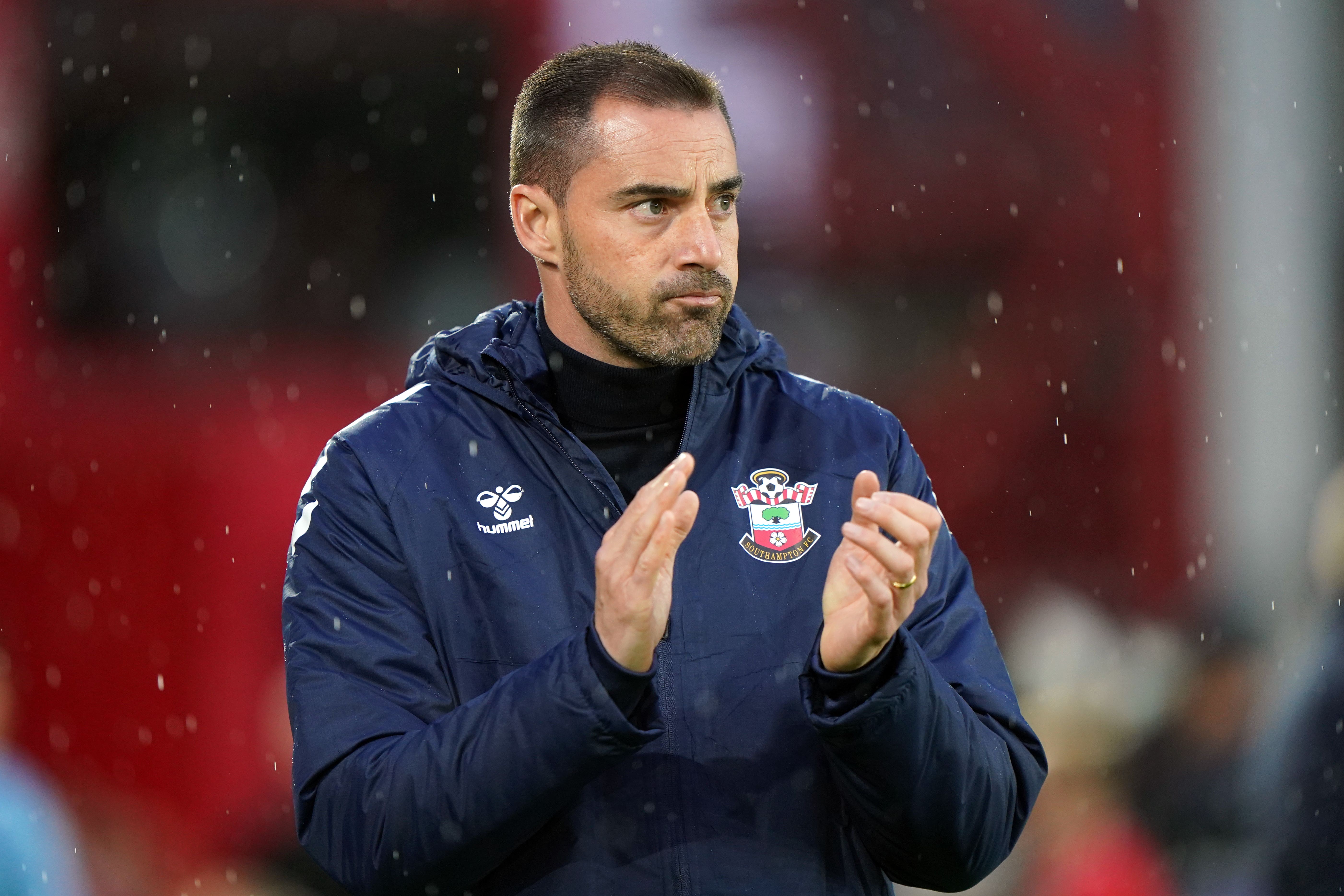 Southampton manager Ruben Selles does not know what the future holds for him (Joe Giddens/PA)