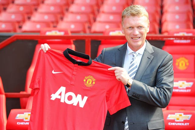 David Moyes, pictured, was announced as Sir Alex Ferguson’s successor at Manchester United in 2013 (Martin Rickett/PA)