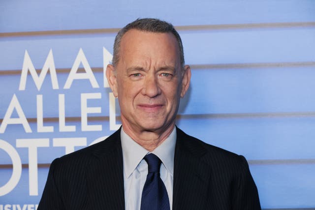 <p>‘I’ve had tough days trying to be a professional when my life has been falling apart in more ways than one,’ Hanks has said </p>
