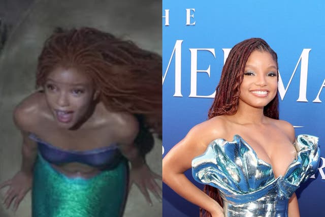 <p>Halle Bailey as Ariel in The Little Mermaid</p>