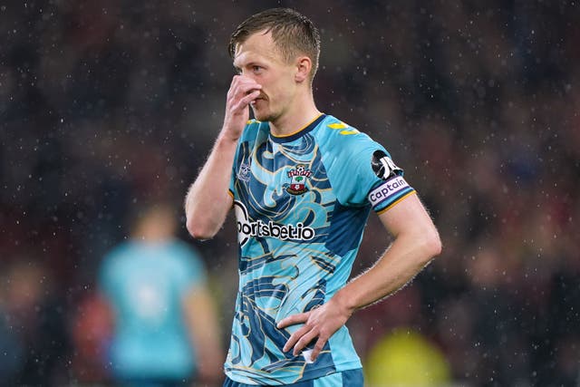 James Ward-Prowse’s side are close to relegation (Joe Giddens/PA)