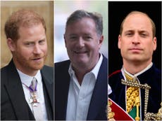Piers Morgan praises Prince William’s ‘dignified silence’ after Harry ‘shamefully trashed him’
