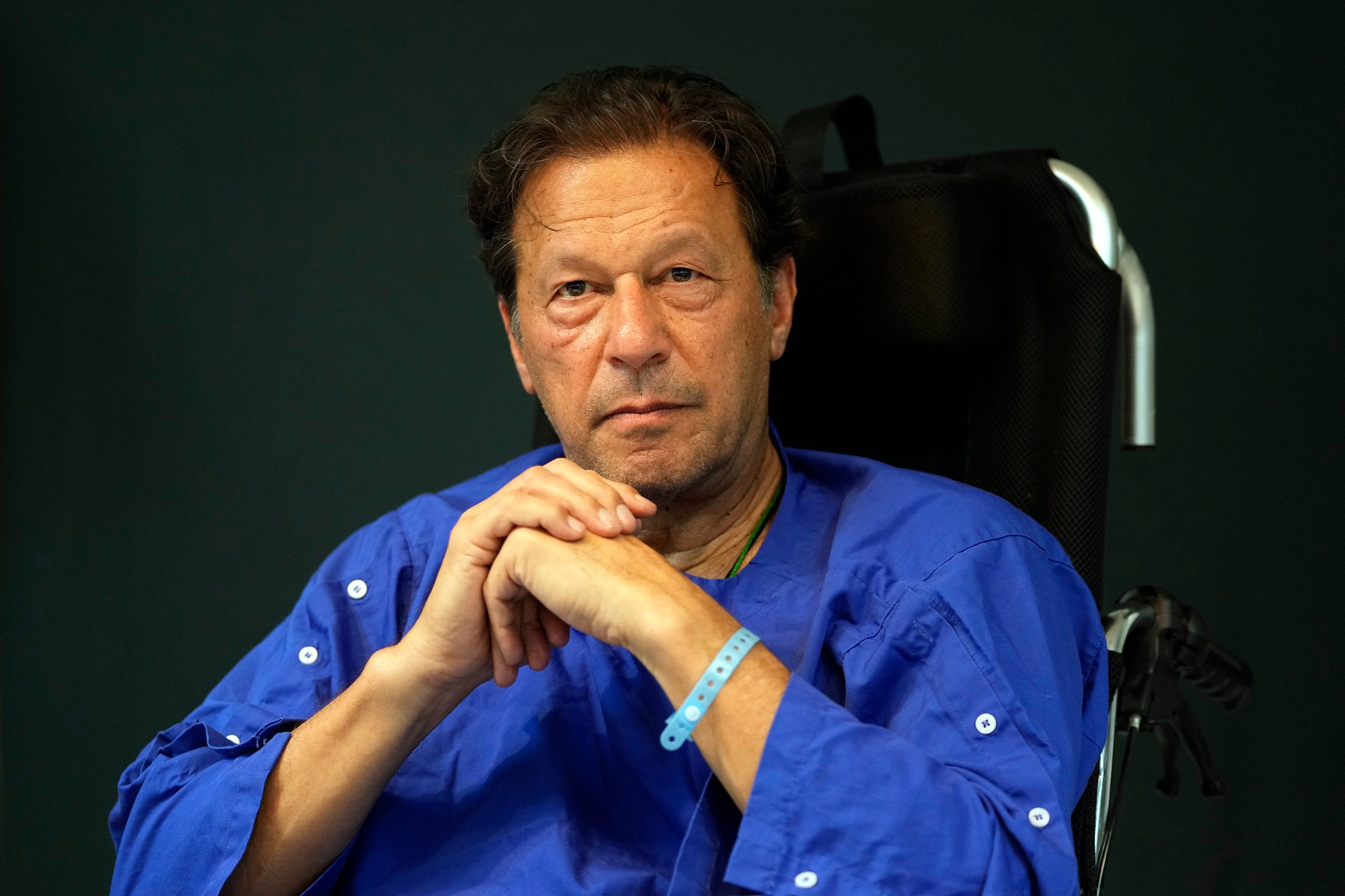 Imran Khan recovering from an assassination attempt last year