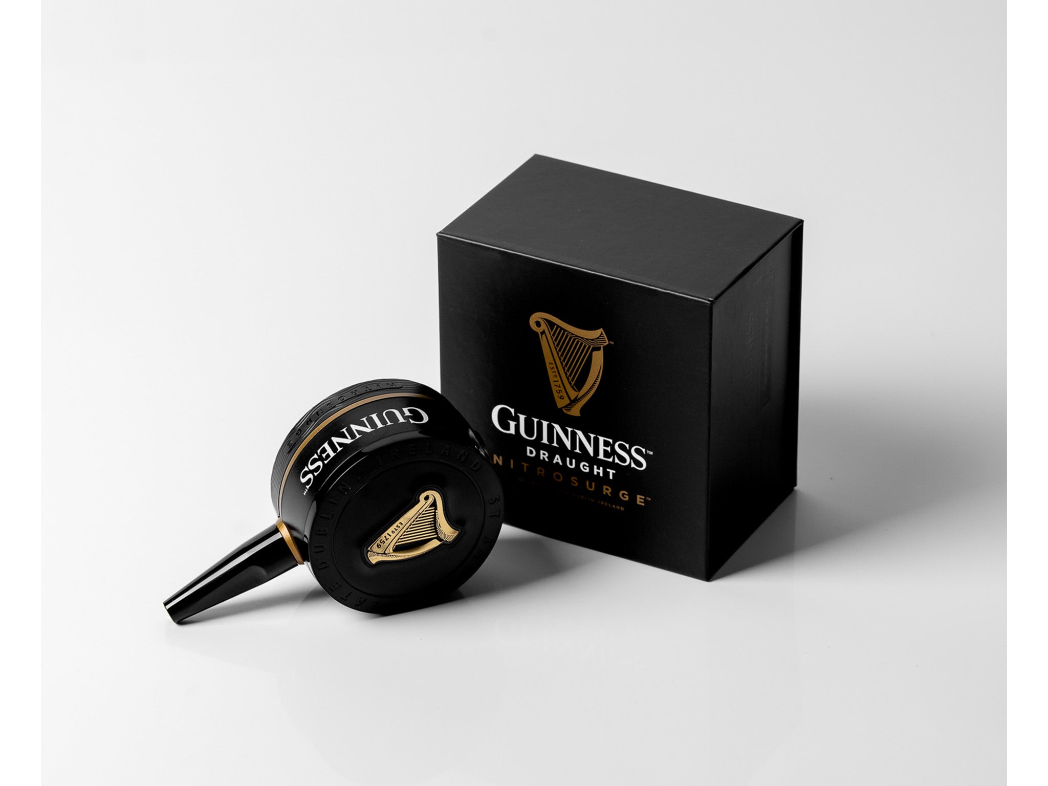 Guinness draught Nitrosurge device